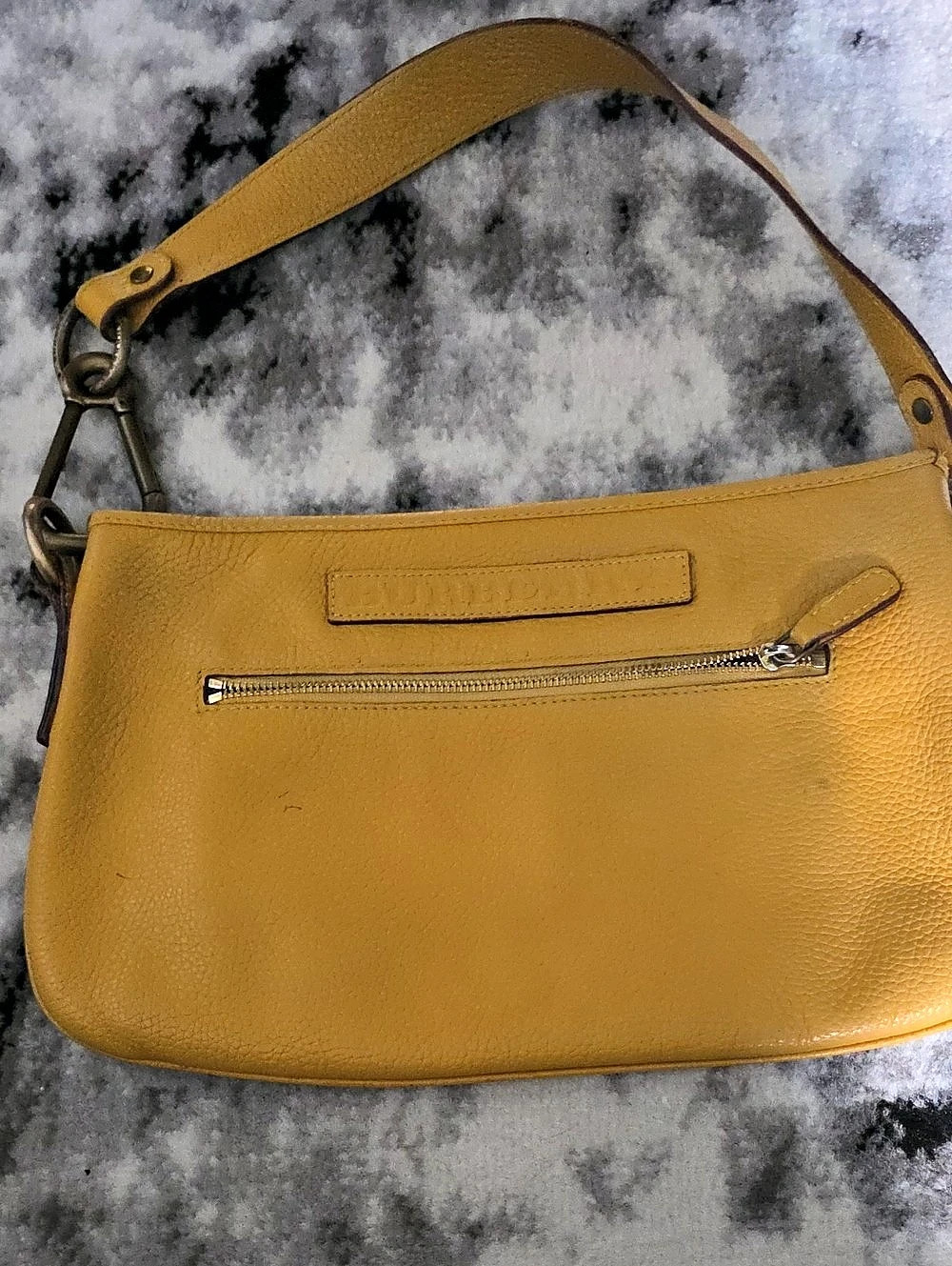 Yellow Plaid Shoulder Bag
